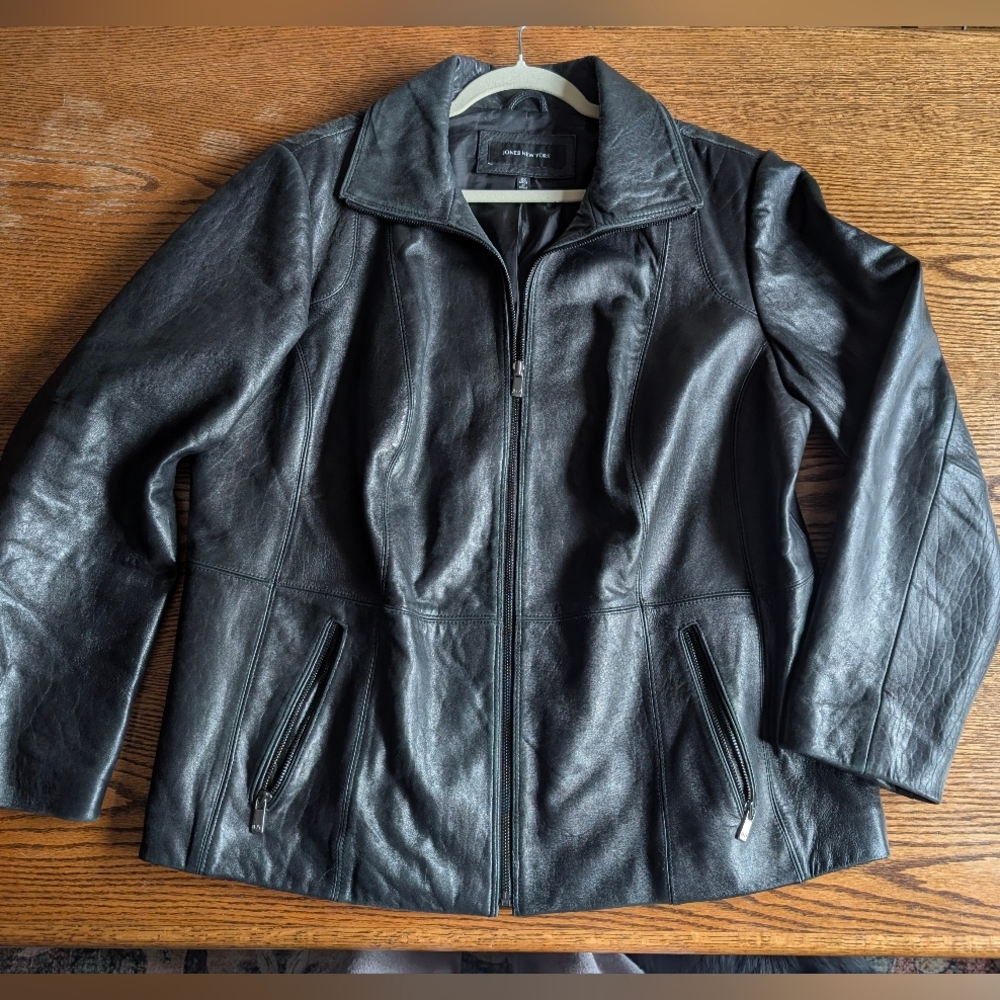Men's Black Leather Jacket